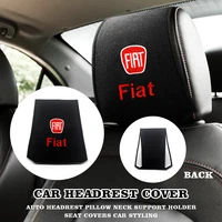 car headrest cover auto styling head neck rest cushion pillow seat cover accessories for fiat 500 grande punto astra bravo panda