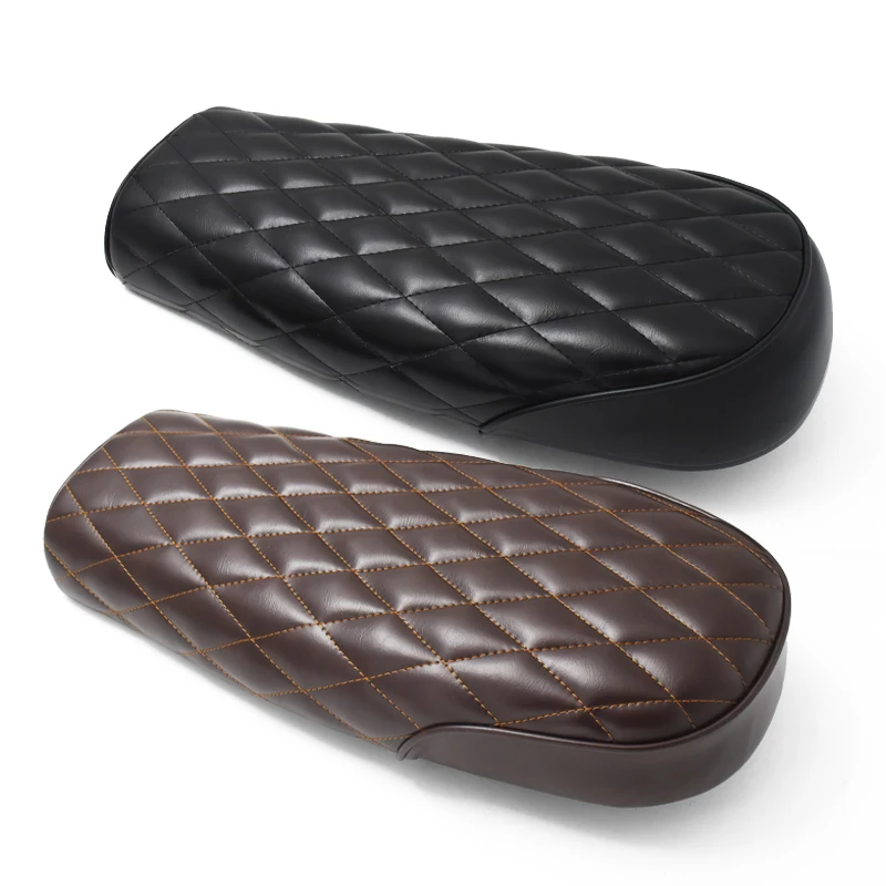 Винтажная мотоциклетная плоская Подушка 530 мм в стиле ретро для Кафе Racer седло