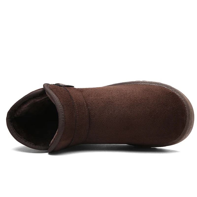 Мужские зимние ботинки повседневные Роскошные Брендовые ботильоны унисекс для