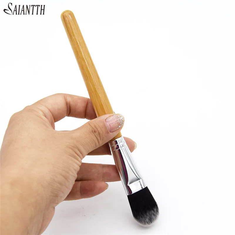 Кисти для макияжа с бамбуковой ручкой SAIANTTH | Красота и здоровье