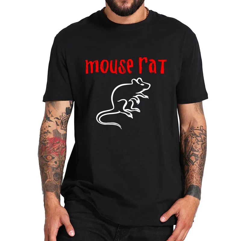 

Mouse Rat T Shirt Parks and Recreation Rock Band T-Shirt 100% Cotton Breathable Soft Crew Neck Tops Tee