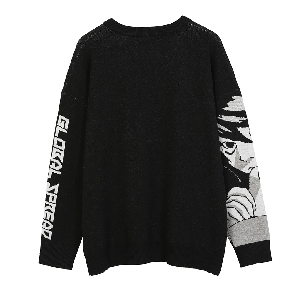 

Knitted Harajuku Winter Clothes Women 2020 Oversized Sweaters Long Sleeve Top Gothic Fashion Japanese Kawaii Cartoon Streetwear