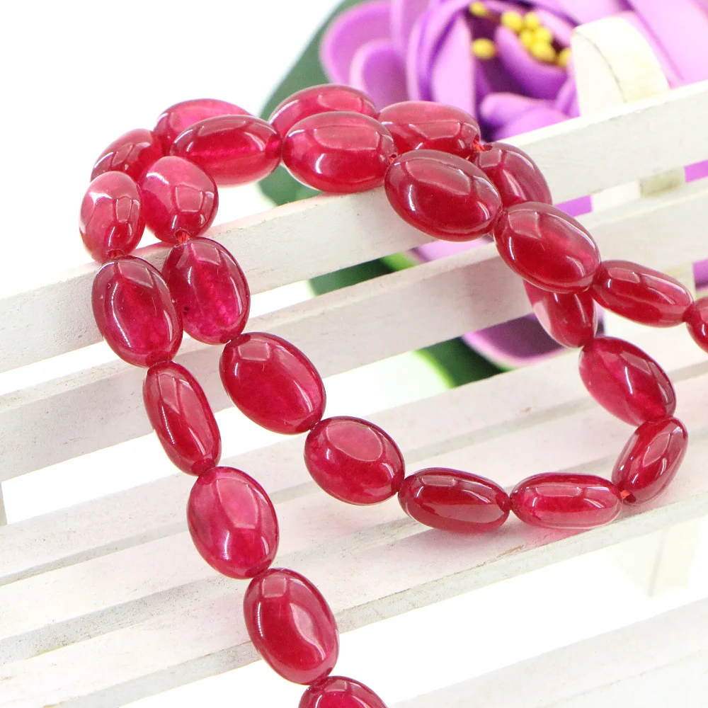 Beautiful 9x13mm Rare Red Chalcedony Stone Oval woman DIY Natural Loose Beads Accessory Parts Wholesale and retail 15'' sp0171 |