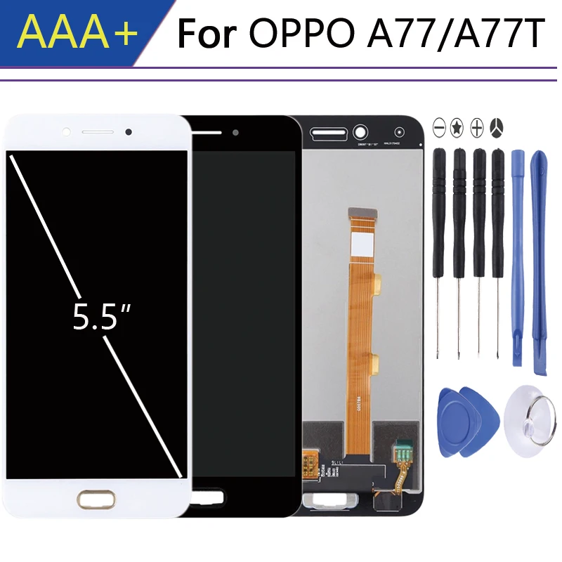 ЖК дисплей для Pantalla OPPO A77 мобильный телефон с рамкой a77t кодирующий