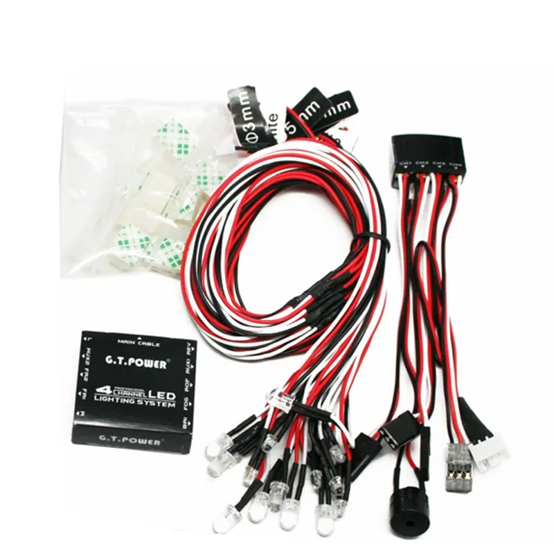 GT Power RC автомобильный 4 канальный профессиональный светодиодный светильник