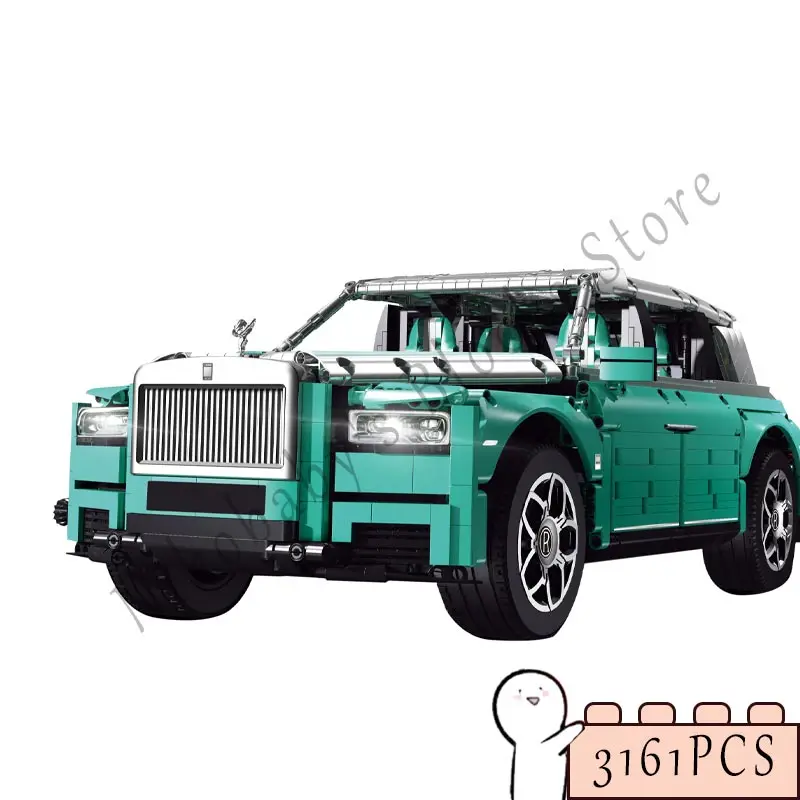 

New 3161PCS Luxury Cars Building Blocks MOC Toys Technology Battery Powered Remote Control Bricks Model DIY Children Gifts