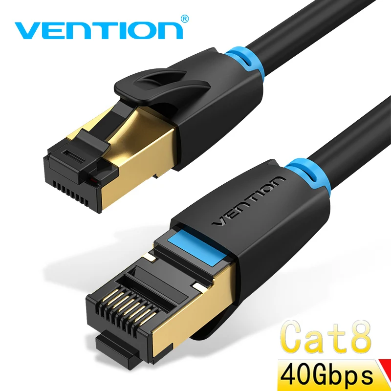 Ethernet-кабель Vention Cat8 RJ 45 сетевой кабель FTP Lan Кабель Cat 7 RJ45 Соединительный шнур 10 м/20