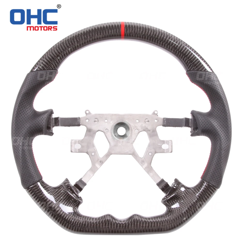 

Real Carbon Fiber Steering Wheel Compatible for Nissan Y61