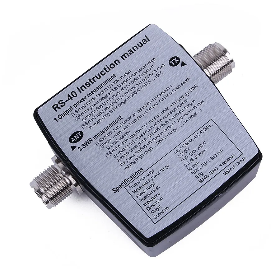 Power SWR Meter NISSEI RS-40 for HAM Mobile Radio Measurable 144/430mHz 200W RS40 VHF UHF | Мобильные телефоны и