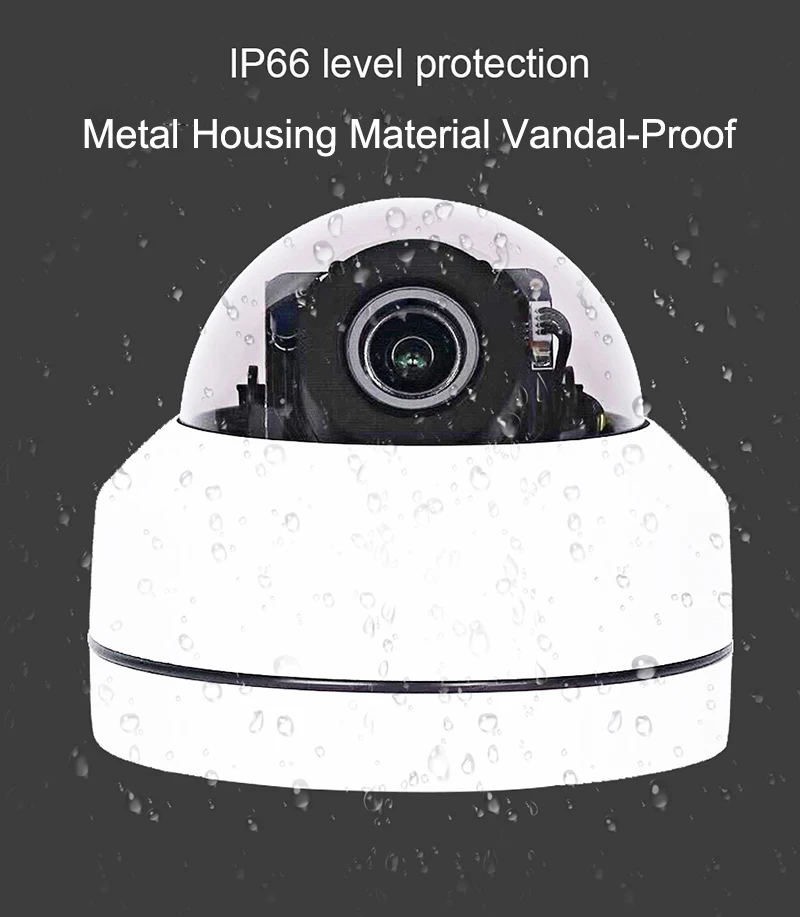 H.265 1080P PTZ IP камера POE Onvif 4X Zoom мини скоростной купол металлический открытый водонепроницаемый 2MP 5MP POE CCTV безопасности Onvif P2P камера
