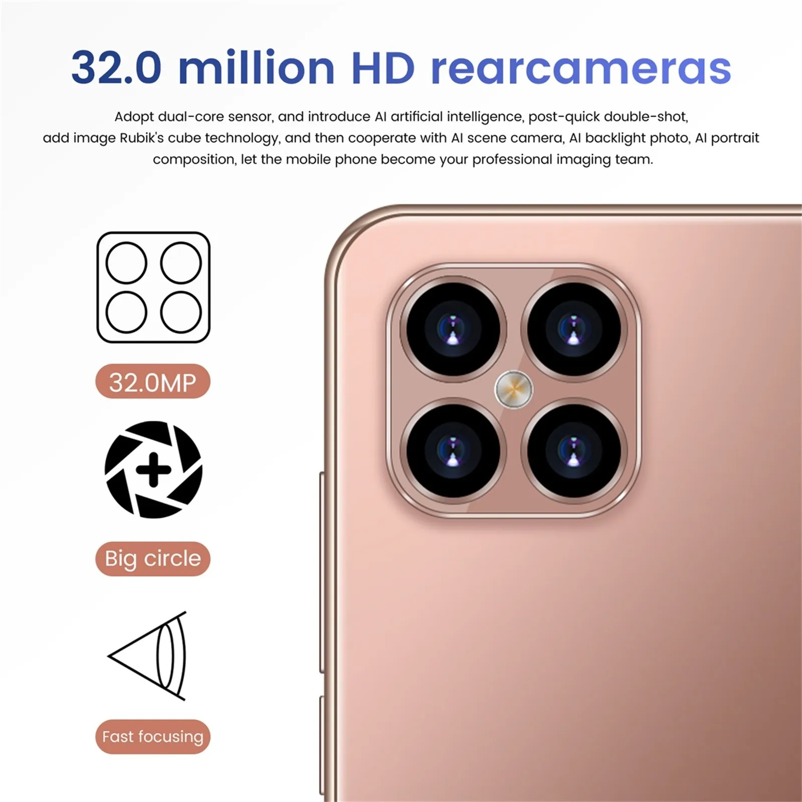 

EU i13 Pro+1GB+8GB Android 8.1 Smartphone Quad-Core 6.3 Inch Mobile Phone