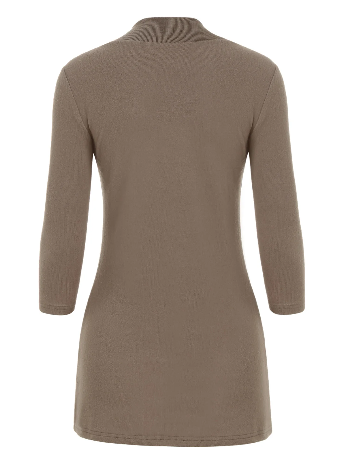 Осенние женские трикотажные пуговицы ROSEGAL с ложным воротником контрастные