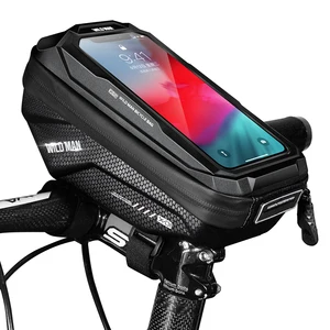 wild man bicycle touch screen waterproof bags bike handlebar top tube pouch mtb road bike bag 6 5 phone case bike accessories free global shipping