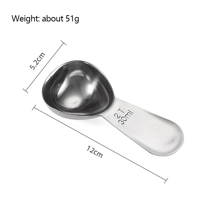 

Cookice Supplies Measuring Spoon Stainless Steel Seasoning Coffee Tea Measuring Spoon With Scale Bakery Tool Kitchen Accessories