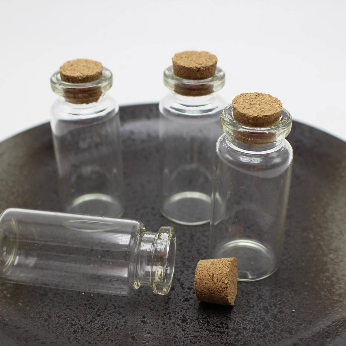 8 пустые стеклянные бутылки с пробкой подвесные флаконы желания амулеты ясно