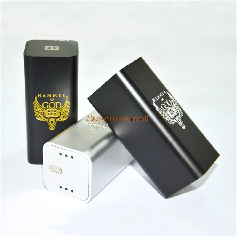 

New Arrival Electronic Cigarette Hammer of God V3 Box Mod E Cig Mech Box Mods for RDA RBA Atomizer fit 4pcs 18650 Battery Vape