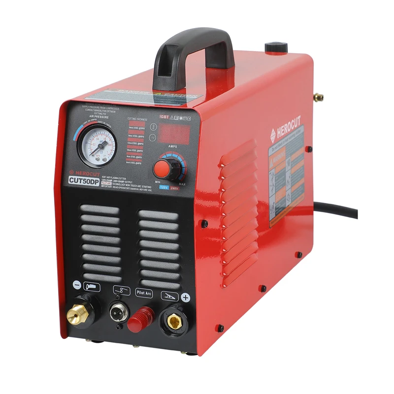 

Плазменный резак Herocut Cut50DP, двойной аппарат для плазменной резки 110/220 В, макс. толщина резки 16 мм