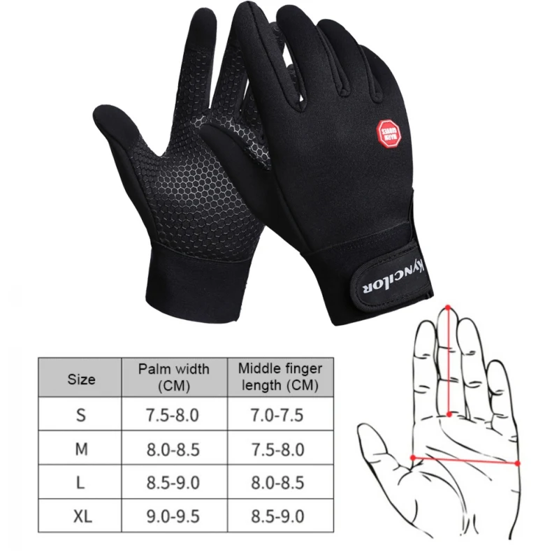 Зимние теплые перчатки унисекс для велоспорта лыжного спорта кемпинга пешего