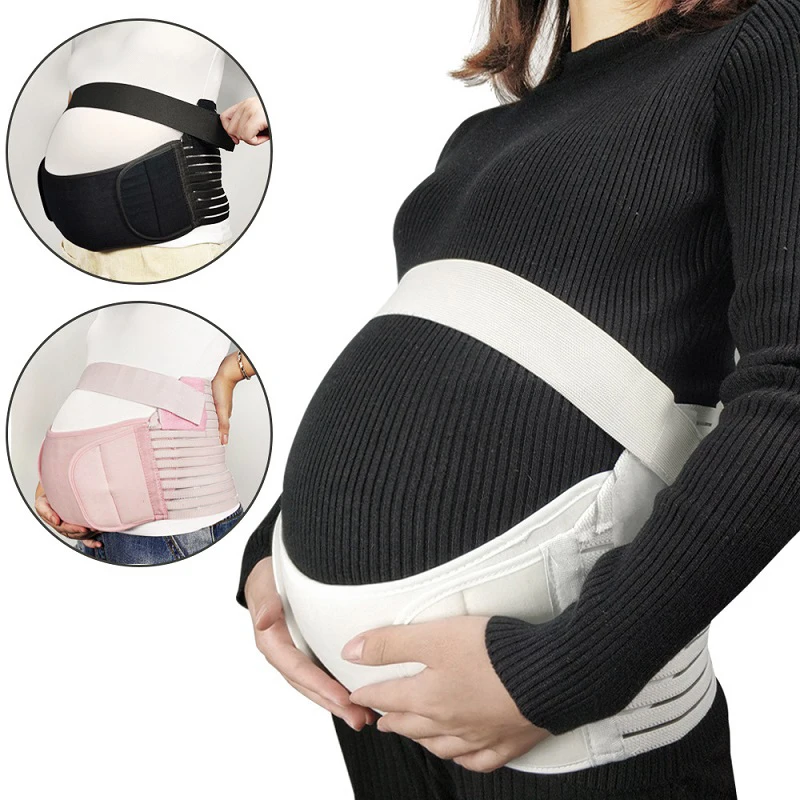 Пояс для поддержки живота для беременных женщин, защитный пояс для плода, дышащий и регулируемый пояс для сидения третьего триместра от AliExpress WW