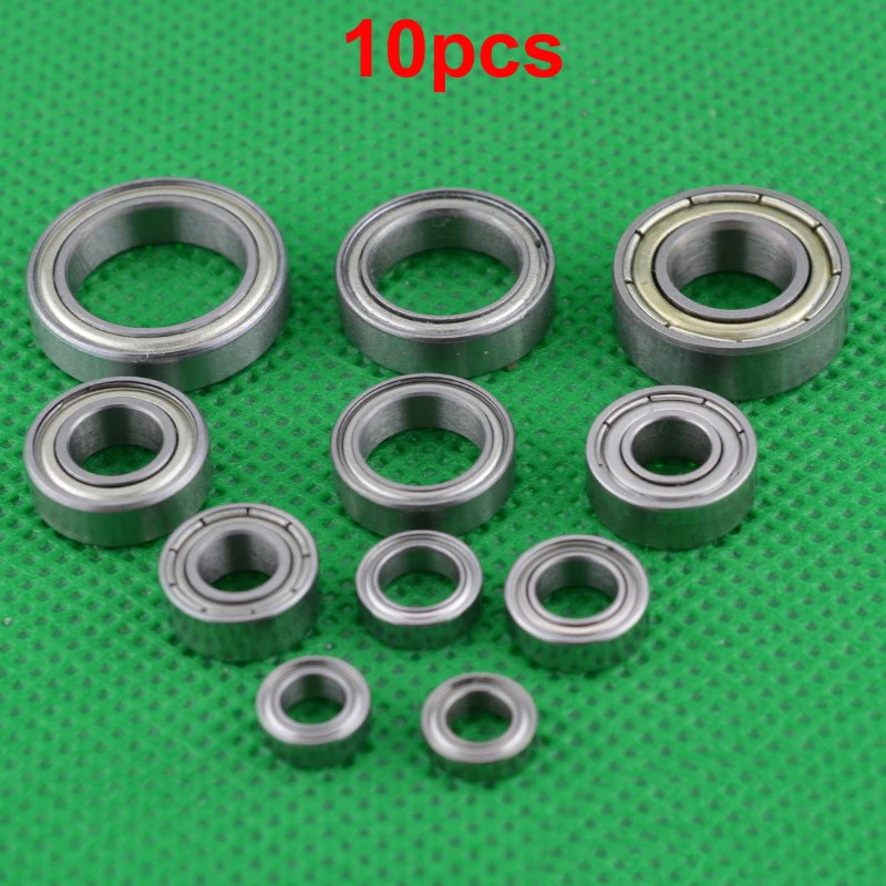 10 шт. металлический шариковый подшипник глубокий вал для подшипника ось