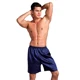 Plus rozmiar satynowe majtki domowe męskie bielizna nocna spodnie spodenki plażowe spodnie do spania męskie spodenki piżama homme pijama masculino