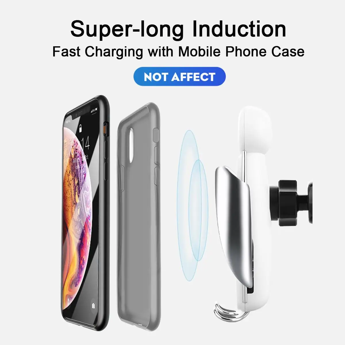 Складное Беспроводное зарядное устройство Bakeey в виде крыльев Ангела | Мобильные