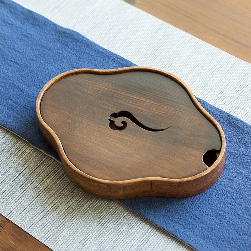 Подставка для кастрюль из бамбукового материала маленький поднос чая в стиле