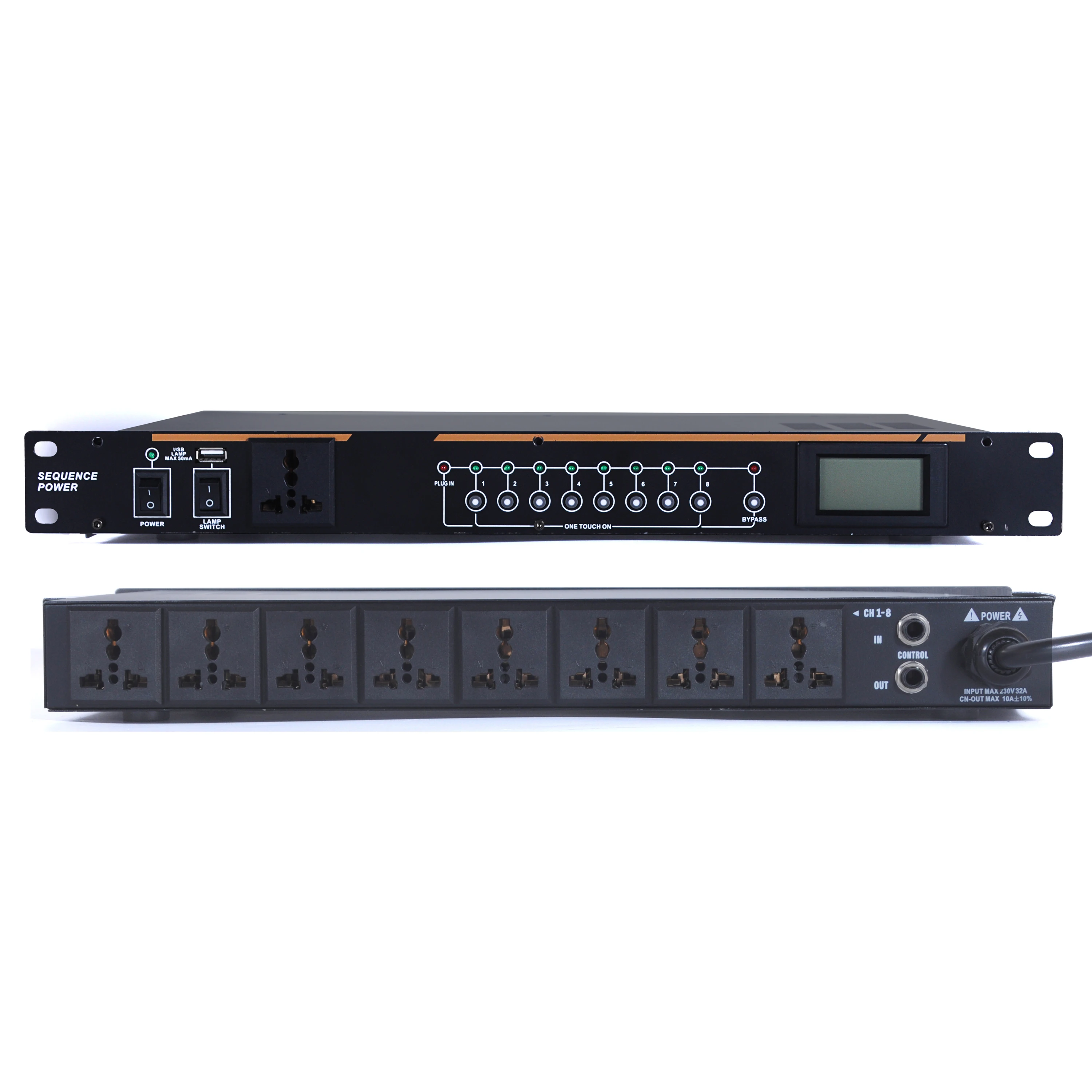 Leicozic q908 Профессиональный 8 канальный усилитель Мощность секвенс контроллер для DJ