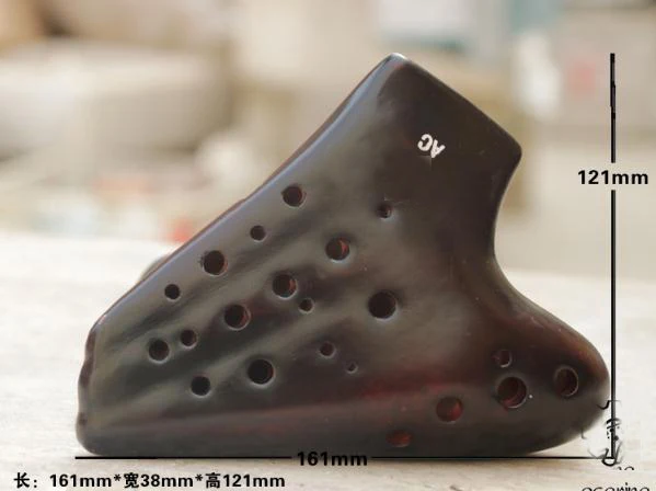 Хорошие звуки три трубки ALTO C Ocarina flute дымчатое горение многокамерная 3-Трубка AC tone