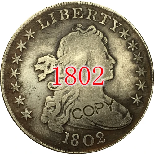 

США 1802 драпированный бюст фотомонеты