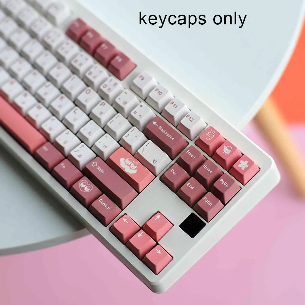 

Оригинальная фабрика хорошо подходит для GMK Dafu PBT пятисторонняя сублимационная механическая клавиатура колпачки E4A0