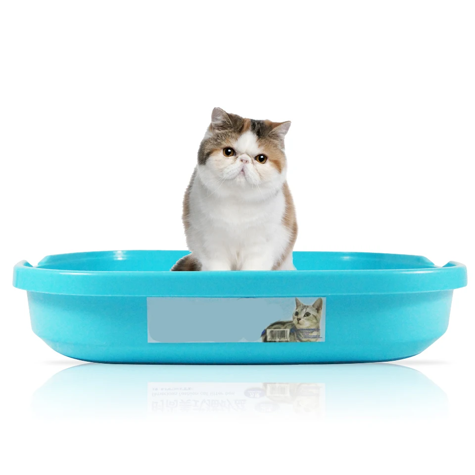 Bluerise полузакрытый туалет для кошек с подсветкой Прочный Туалет песочница анти