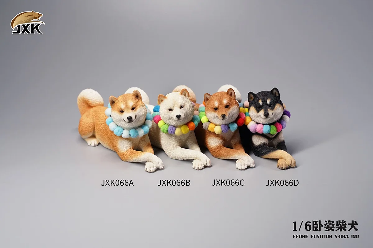 

1/6 Scale JXK JXK066 Dog Shiba Inu Animal Statue Resin Model for 12'' Action Figure Body