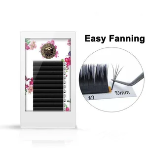 Накладные ресницы, легко растушевывающиеся, с крупным объемом, товары для наращивания, товары для макияжа, цветущие веерные ресницы, быстрая доставка