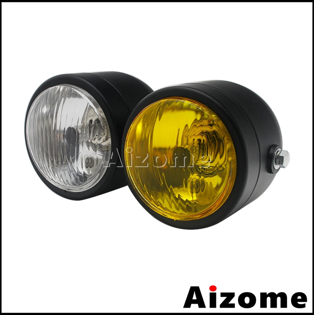 Мотоцикл двойной передний налобный фонарь W/кронштейн фары лампа для Harley Street Cafe