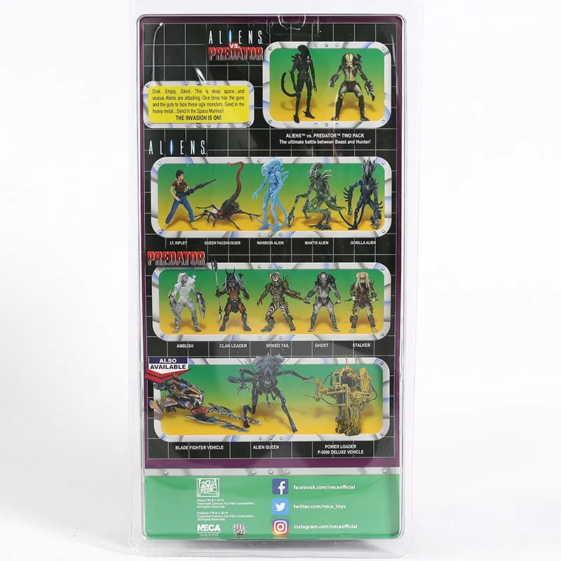 Инопланетянин NECA инопланетный воин клуб эксклюзивные 2019 фигурку ПВХ подвижная