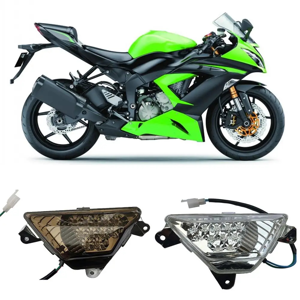 Светильник переднего поворота мотоцикла для Kawasaki Ninja 250 300 13 16 ZX 6R 636 2019| |