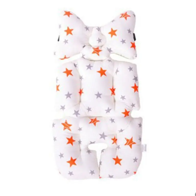 

Newborn Baby Kid Soft Car Seat Stroller Cushion Pad Mat Head Body Support Pillow