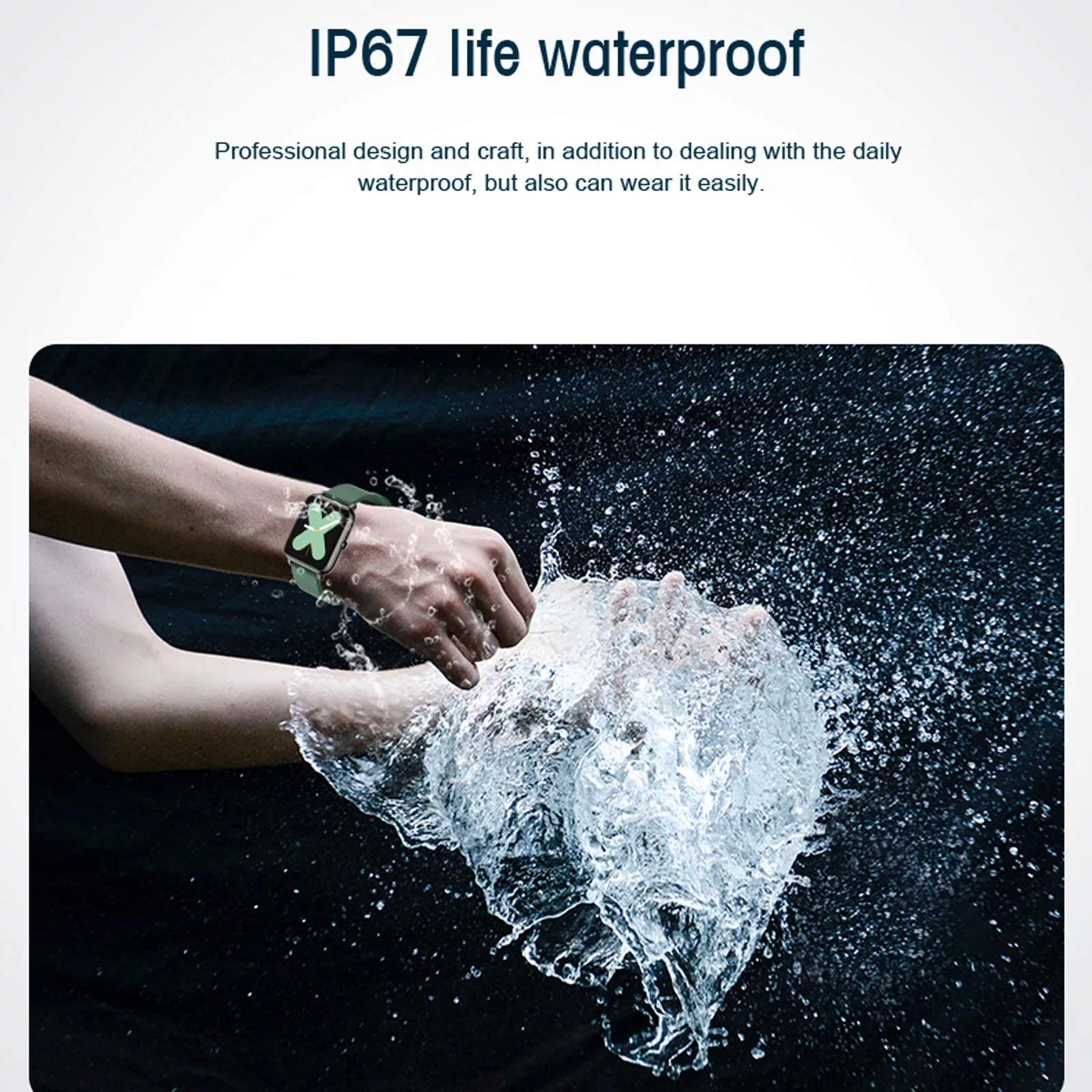 

P22B 1.4in Smart Watch Unisex Multifunction Fitness Tracker Wristwatch Waterproof Sport Bluetooth Smartwatch For Android IOS