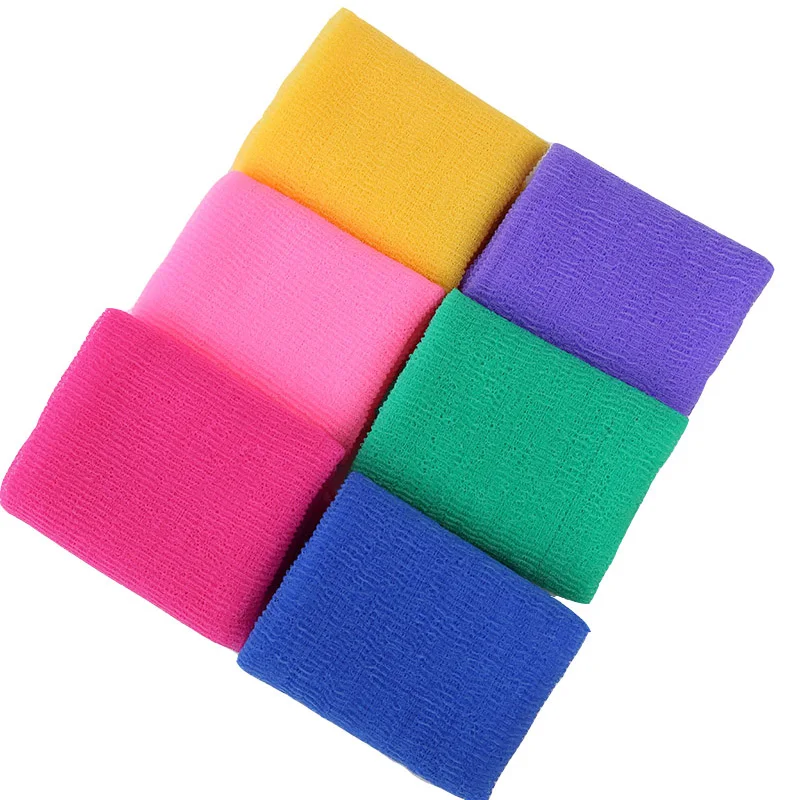 1 шт красоты кожи Отшелушивающий ткань мочалки салфетки для бани халаты японский