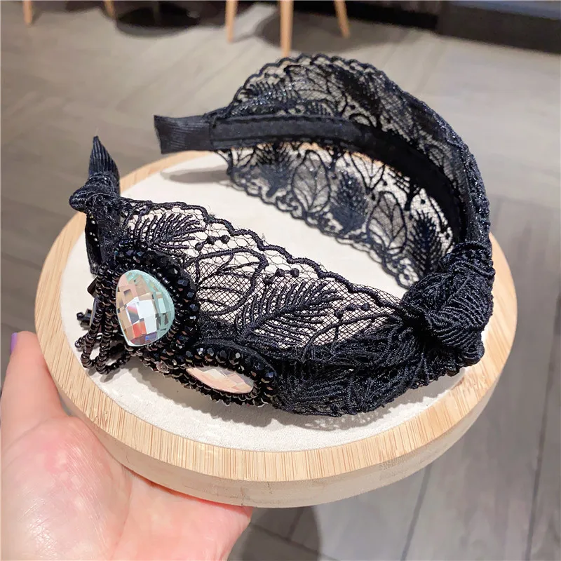 Новые аксессуары для волос барокко жемчужный ободок Кристальные стразы