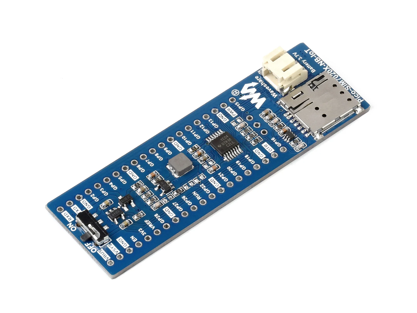 Модуль Waveshare SIM7080G NB-IoT / Cat-M(EMTC) GNSS для Raspberry Pi Pico поддержка глобальной полосы -