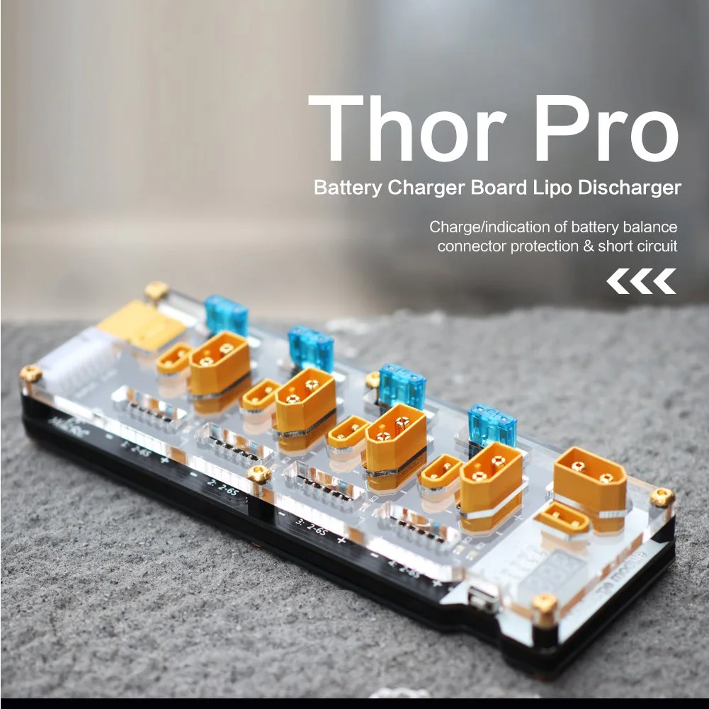 Балансирующее зарядное устройство HGLRC Thor PRO LIPO 40A XT60 XT30 2-6S Dis для IMAX B6 ISDT Q6 Nano HOTA D6 Pro