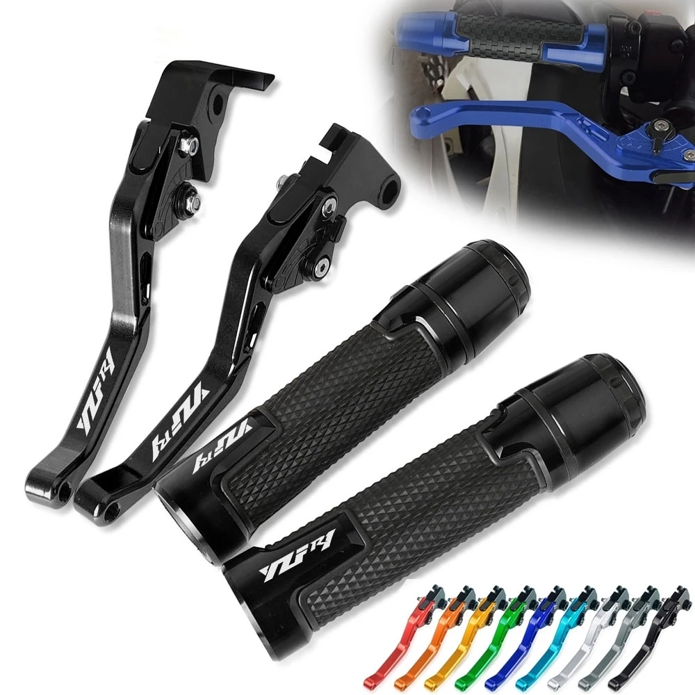 

YZF R 1 R1 Hand Brake Handle Clutch Levers Thruster Grip Handle Bar Cap End Plugs For YAMAHA YZFR1 1999 2000 2001 2002 2003