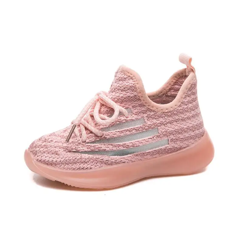 

2020 Child Sport Shoes New Fashion Breathable Kids Boy Net Shoes Girls Anti-Slippery Sneakers Baby Toddler Running Shoes