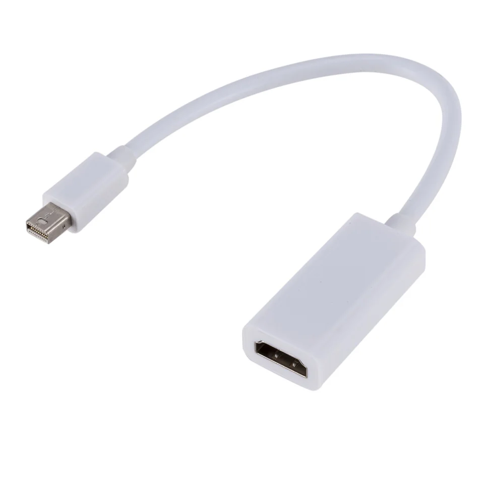 

Переходник с MINI DP на HDMI-совместимый кабель «штырь-гнездо» для ноутбука HP/DELL, ПК, порт дисплея на 1080P, HDMI-кабель-адаптер com'