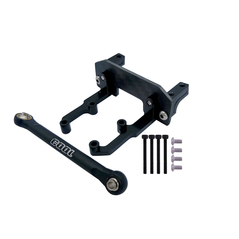 RC 1/10 грузовика AXLE Алюминий Servo крепление + углеродное Рулевое ссылку для осевой