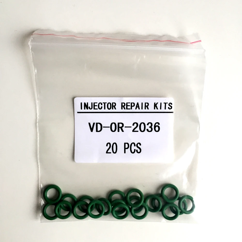 20pcs Fuel Injector rubber seal orings Repair Kits For Denso ASNU030 7*2.1mm VD-OR-2036 | Автомобили и мотоциклы