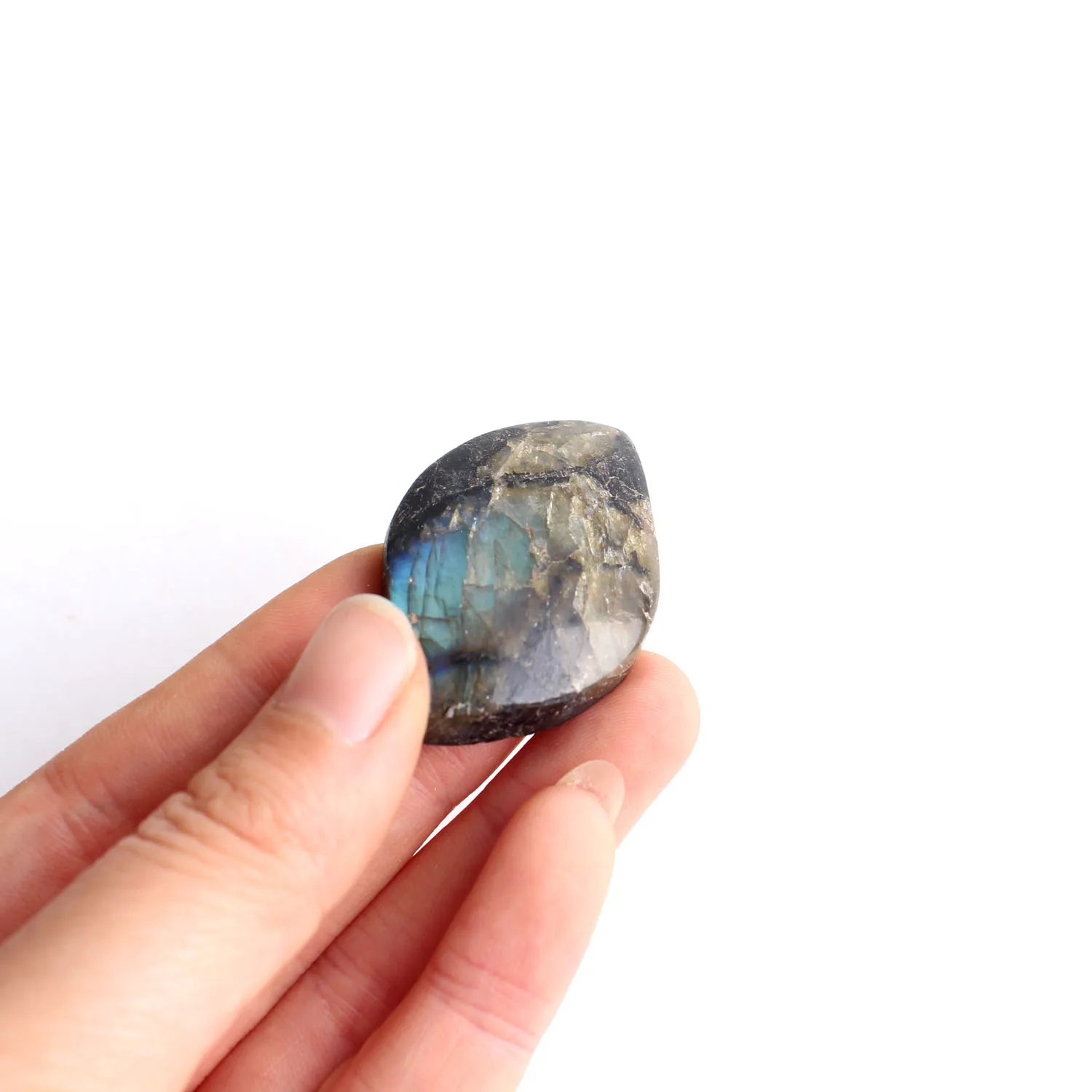 1 шт. Лабрадорит Драгоценный Камень Подвеска свободной формы ювелирные изделия