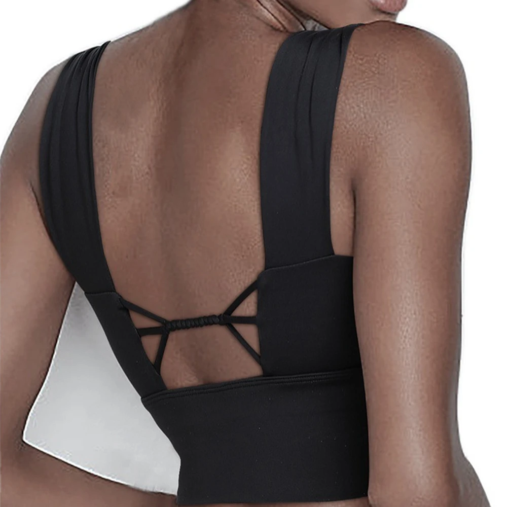 

Beautiful Back Fitness Workout Anti-sweat Padded Gym Running Breathable Yoga Bra Vest Underwear Sports Bra